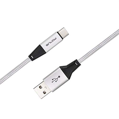 Braided USB-C Cable 6ft with Fast Charging & Data Transfer Support