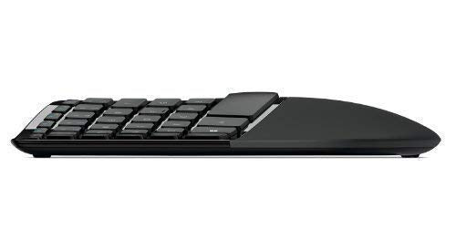 Ergonomic Wireless Keyboard and Mouse Combo with Comfortable Desktop Design