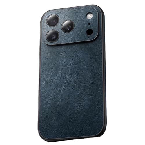 Vintage Leather Case for iPhone 17 Series with Full Lens Protection