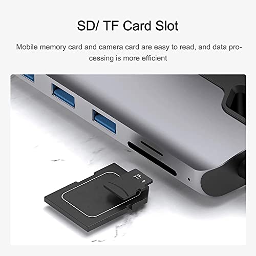 USB-C Hub with USB 3.0, VGA, Audio & RJ45 Ethernet Adapter