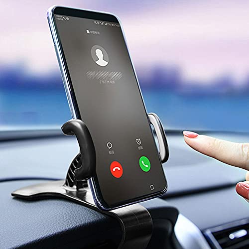 Dashboard Phone Holder with Flexible Clip Mount, Universal for 4–6" Smartphones