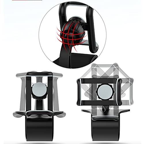 Dashboard Phone Holder with Flexible Clip Mount, Universal for 4–6" Smartphones