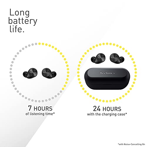 Technics EAH-AZ60M2 - Wireless in-Ear Noise-Cancelling Headphones (Black)