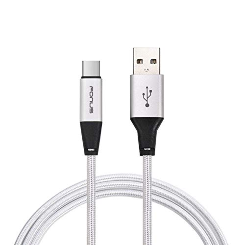 Braided USB-C Cable 6ft with Fast Charging & Data Transfer Support