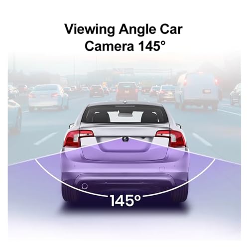 1080P AHD Car Rear View Camera with Radar Alarm, Waterproof & 145° Wide Angle