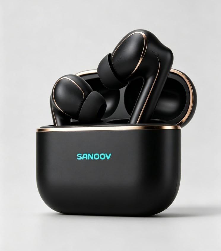 SANOOV Wireless headsets for Smartphones Wireless Bluetooth Earbuds