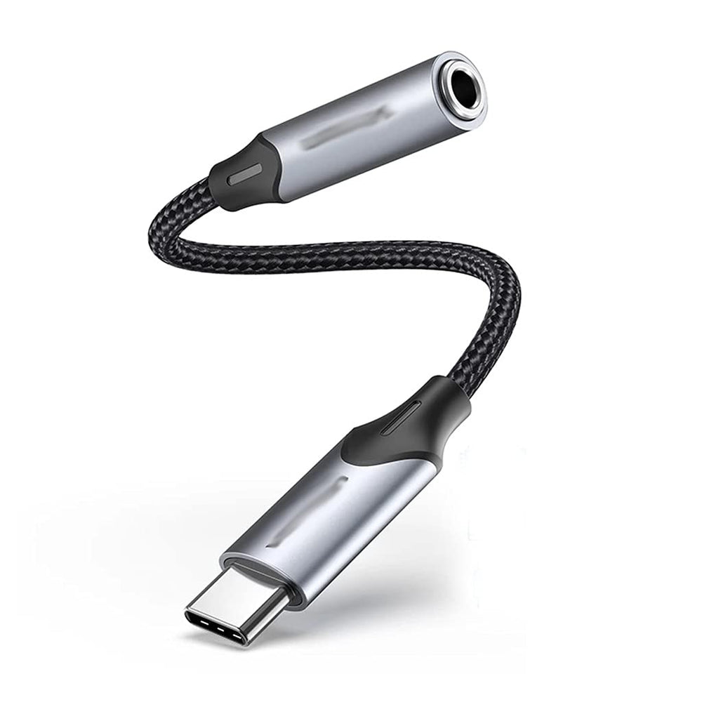 USB-C to 3.5mm Headphone Adapter with AUX Audio Cable