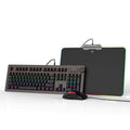 RGB Mechanical Keyboard & Mouse Set with Gaming Macro Lighting Kit
