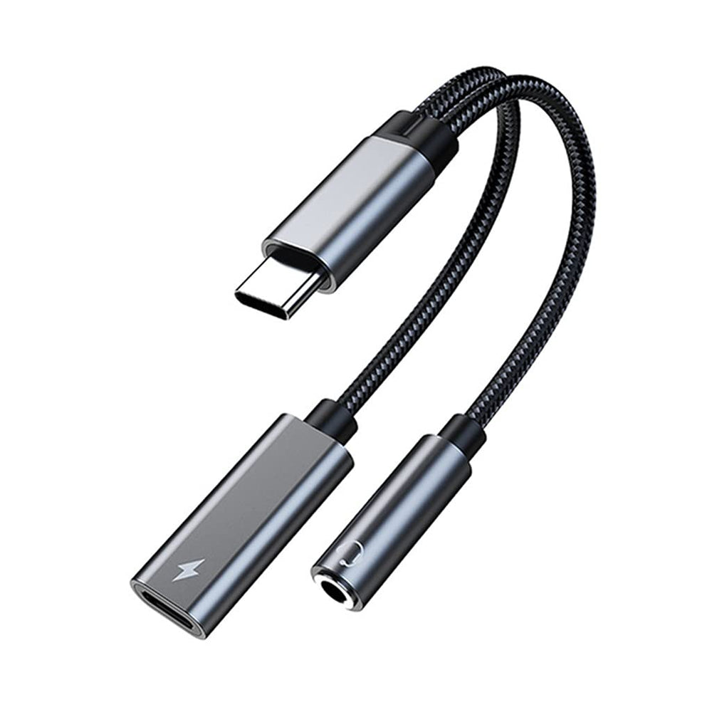 USB-C to 3.5mm Audio Adapter with HiFi DAC & Audio Splitter