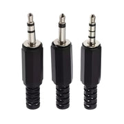 3.5mm Audio Plug Adapter for Microphone, Headphones & Earphones (5-Pack)