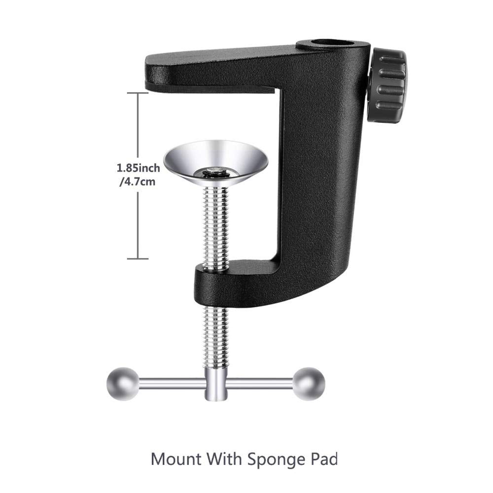 Condenser Microphone with Adjustable Arm Stand & Shock Mount Kit