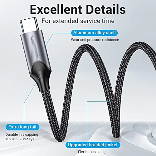 USB-C to 3.5mm Headphone Adapter with AUX Audio Cable