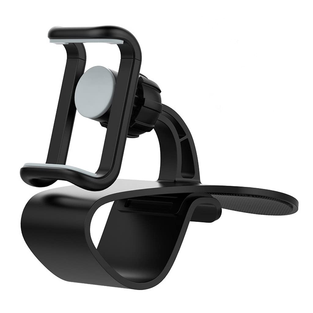 Dashboard Phone Holder with Flexible Clip Mount, Universal for 4–6" Smartphones