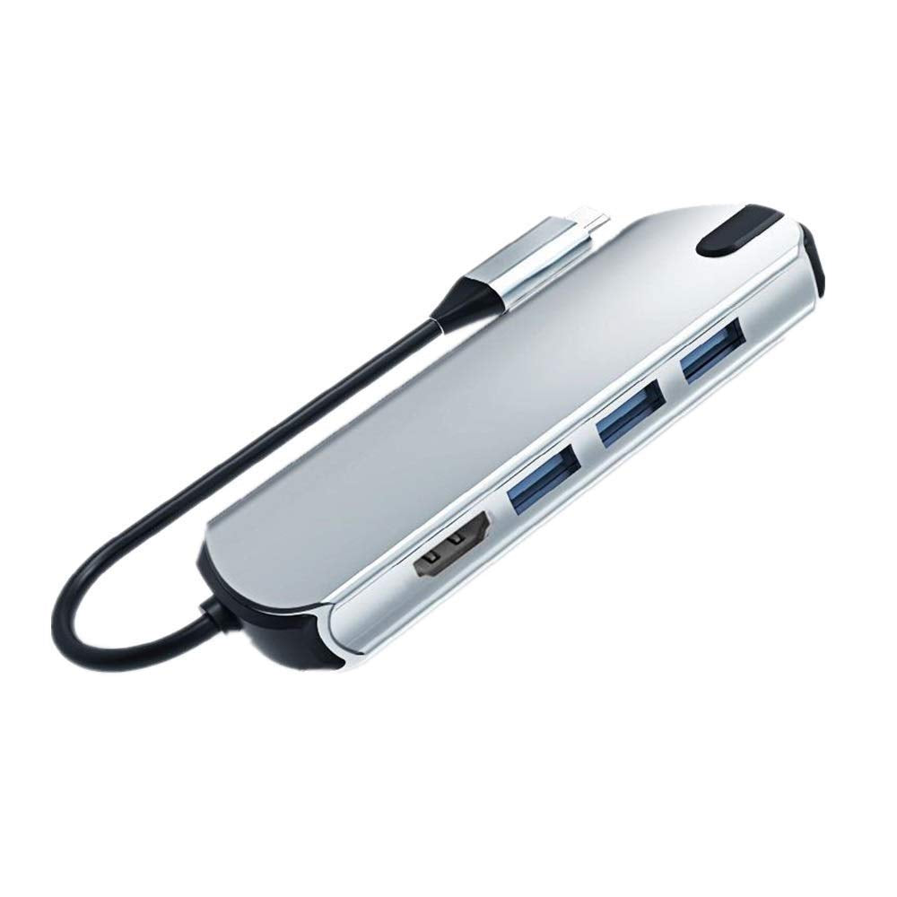 8-in-1 USB-C Hub with 4K HDMI, USB 3.0, PD Charging & Card Reader