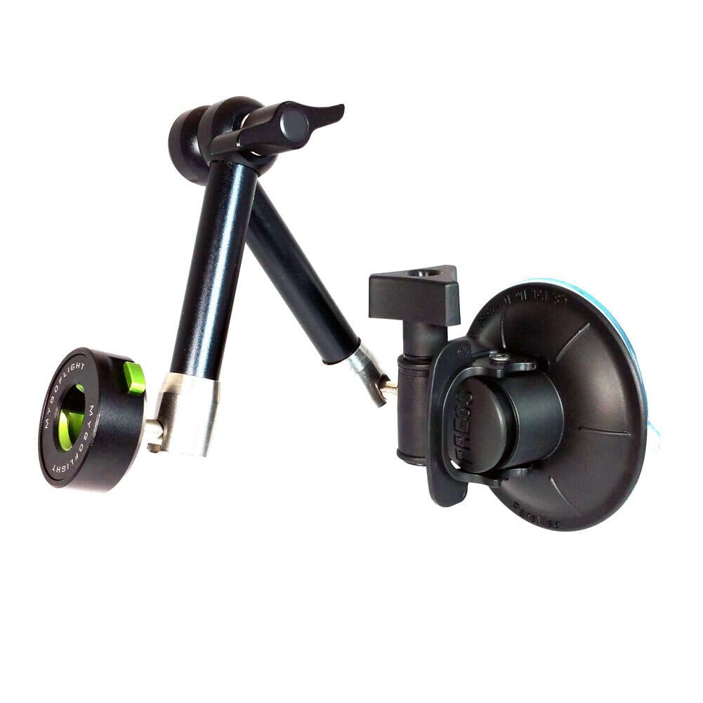 Suction Cup Tablet Mount with Articulating Arm & Universal Cradle, 7–11"