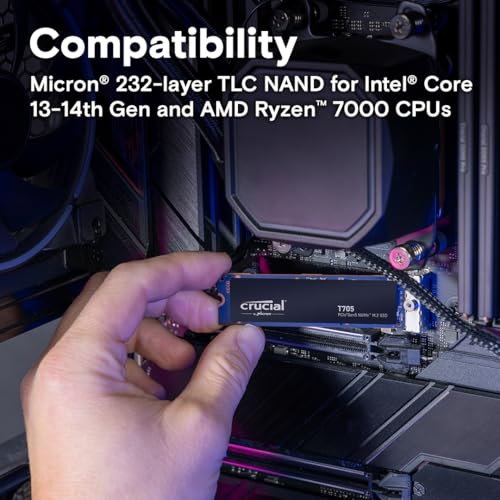 1TB PCIe 5.0 NVMe M.2 SSD with Up to 14,900MB/s Read Speed