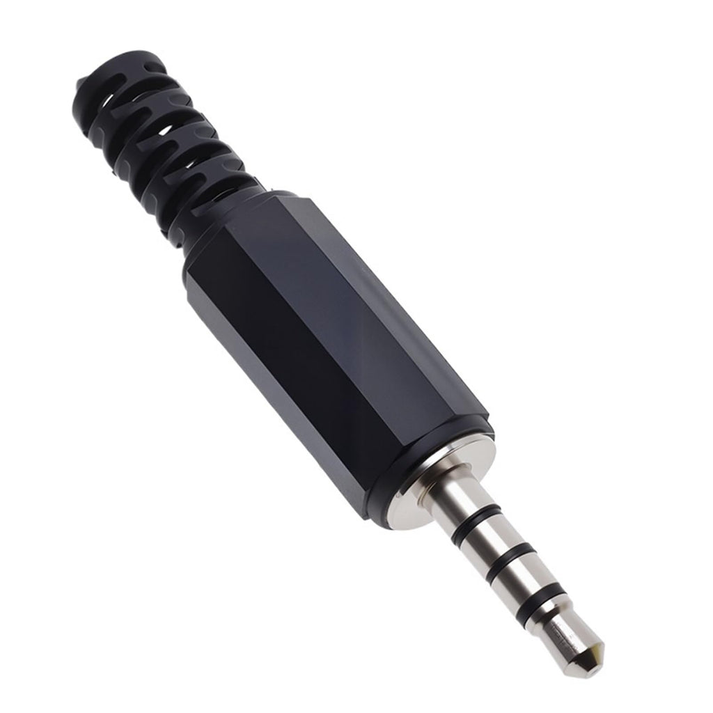 3.5mm Audio Plug Adapter for Microphone, Headphones & Earphones (5-Pack)