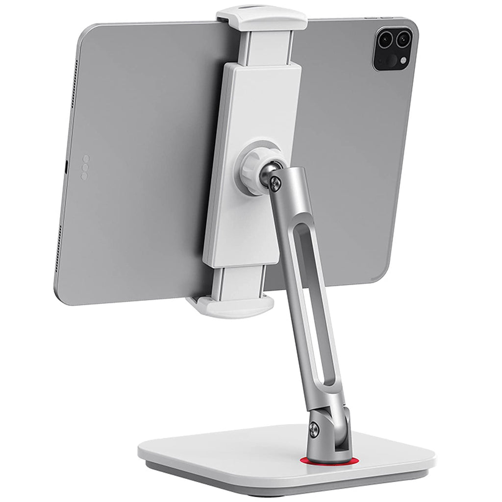 360° Swivel Aluminum Tablet & Phone Stand for Desk, 4.7–13"