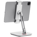 360° Swivel Aluminum Tablet & Phone Stand for Desk, 4.7–13"