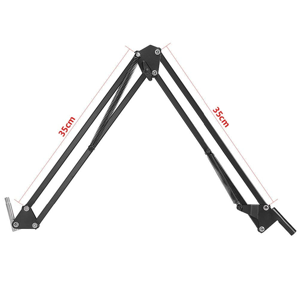 Condenser Microphone with Adjustable Arm Stand & Shock Mount Kit