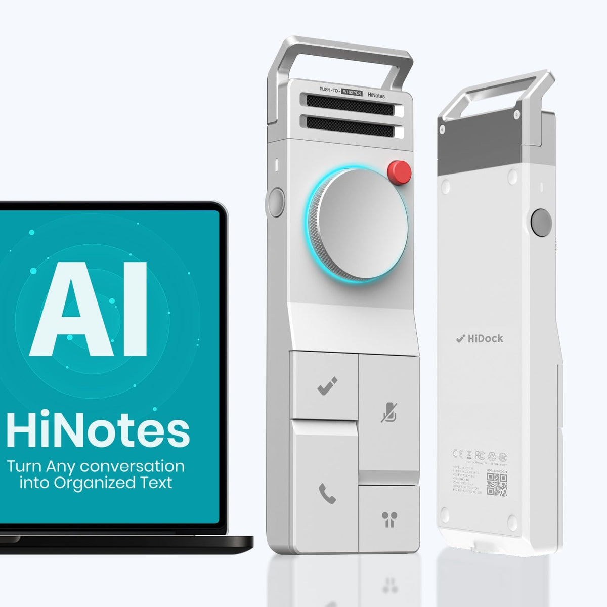 AI Voice Recorder with Transcription & Summary, Smart Audio Recorder with App Control