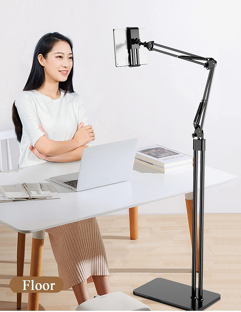 Adjustable Floor Stand for Tablets & Phones, 4.6–10.6"