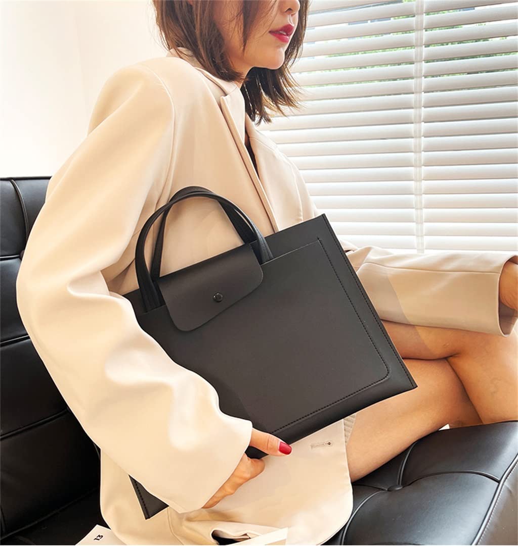 GSGRTYJIO Business Casual Laptop Bag Tablet Men And Women Storage Tote(C)