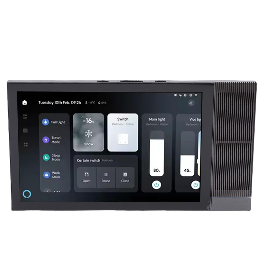 8" Smart Home Control Panel with Touch Screen, Voice Control & Dual Speakers
