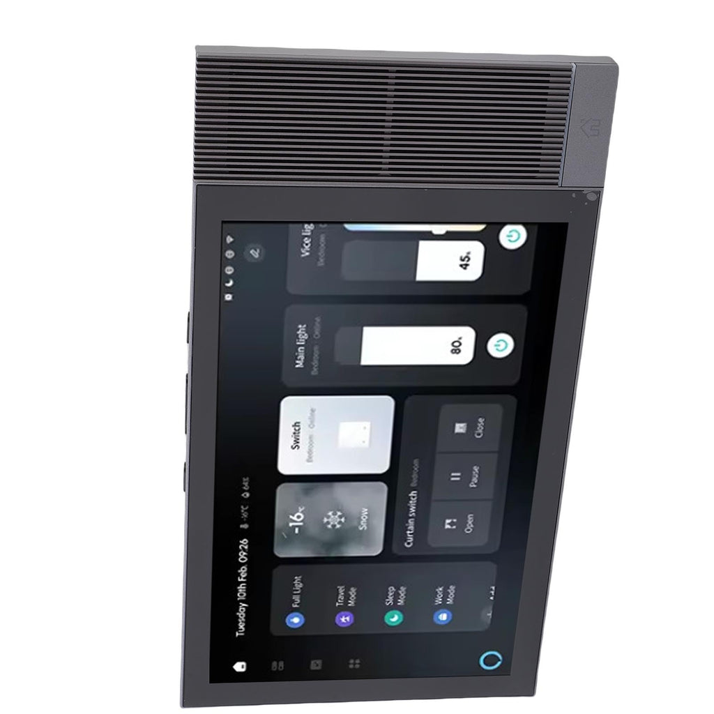 8" Smart Home Control Panel with Touch Screen, Voice Control & Dual Speakers