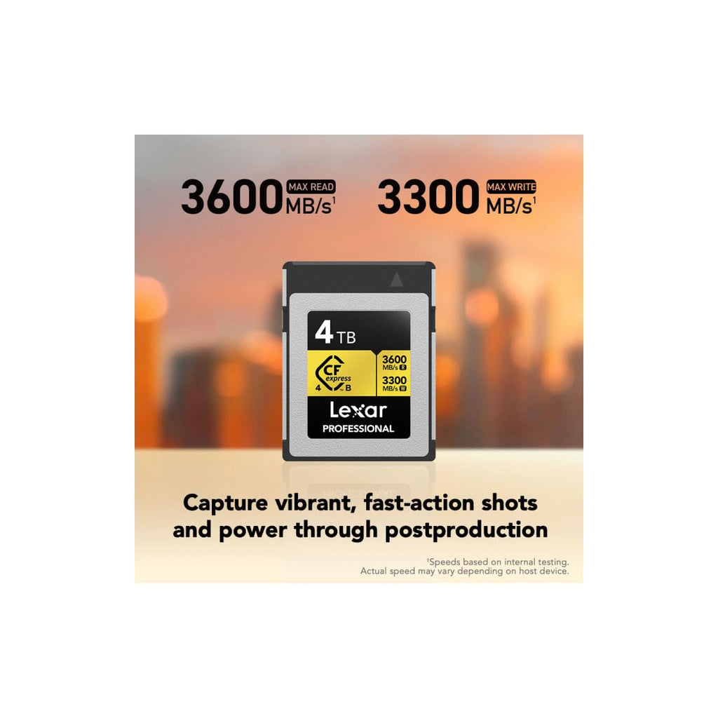 Lexar Gold Series CFexpress 4.0 4TB CFexpress Card