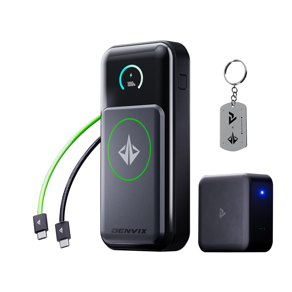25000mAh 250W 4-in-1 Portable Power Bank with Magnetic Wireless Charging