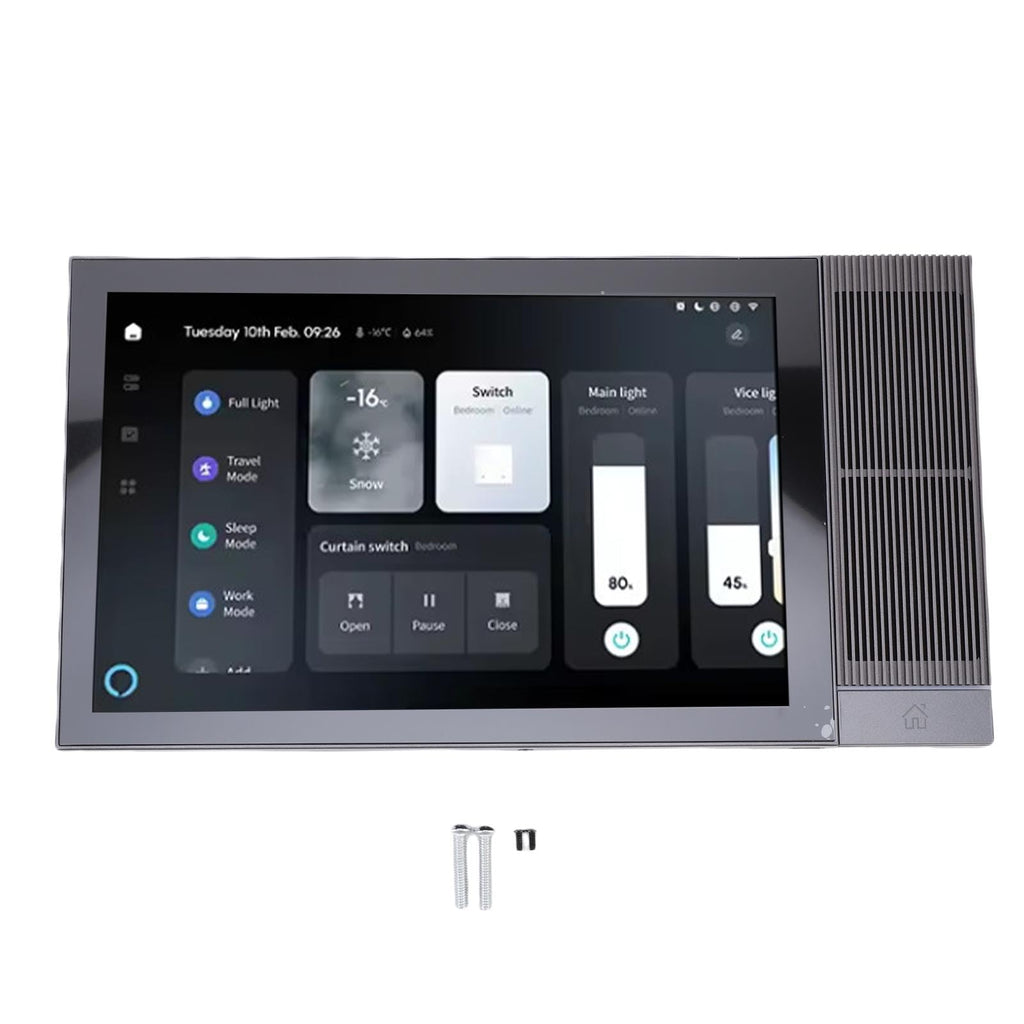 8" Smart Home Control Panel with Touch Screen, Voice Control & Dual Speakers