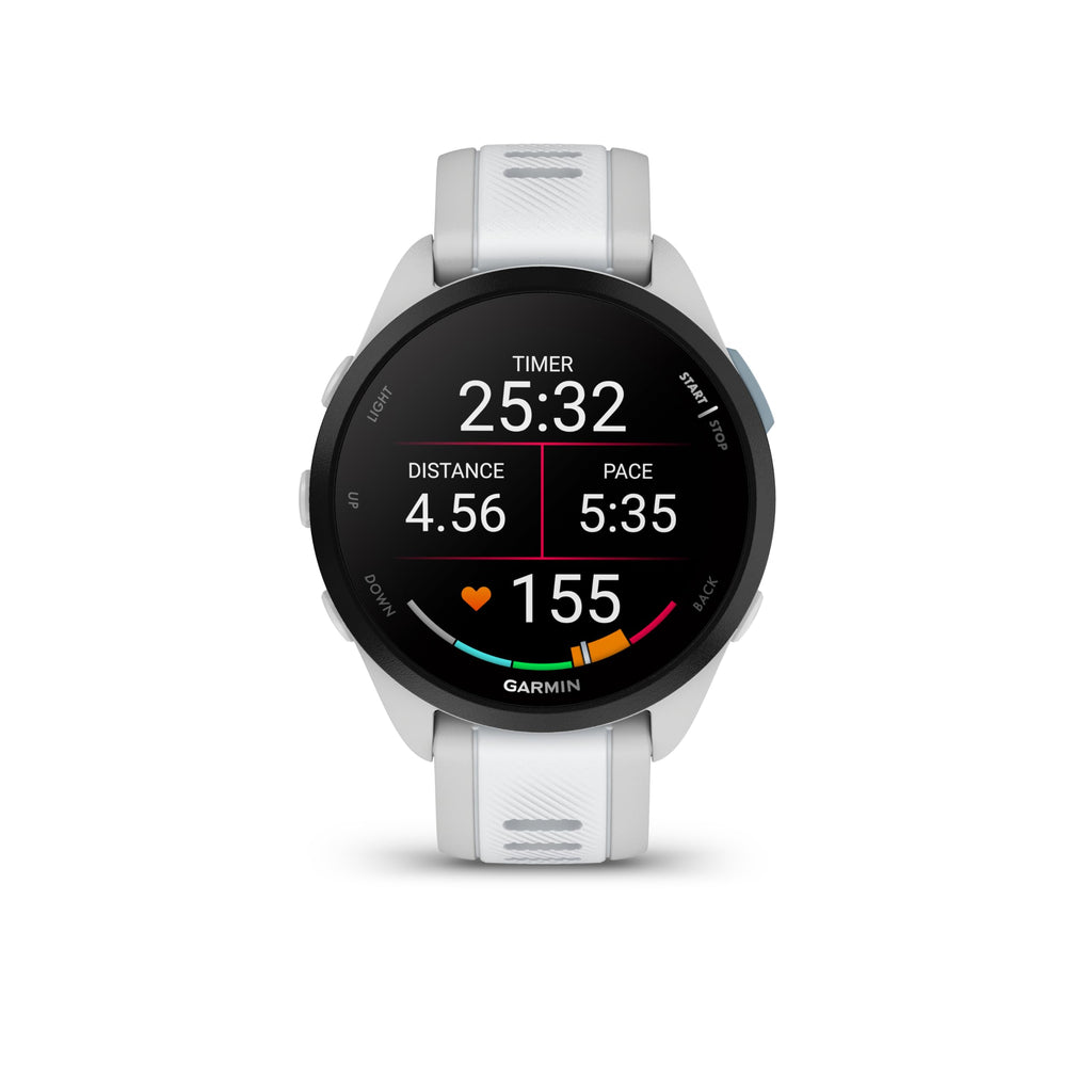 Garmin Forerunner 165 GPS Running Smartwatch for Men (Gray) Bundle