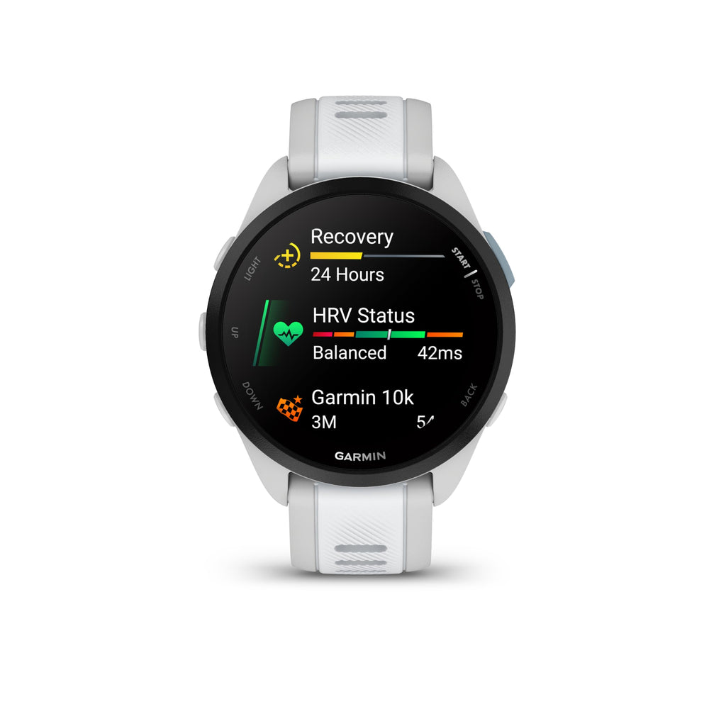 Garmin Forerunner 165 GPS Running Smartwatch for Men (Gray) Bundle