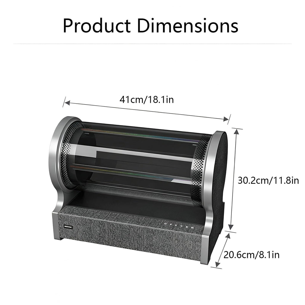 360° Holographic Lyrics Bluetooth Speaker, Portable Bluetooth Speakers