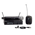 Wireless Handheld & Lavalier Microphone System with Receiver