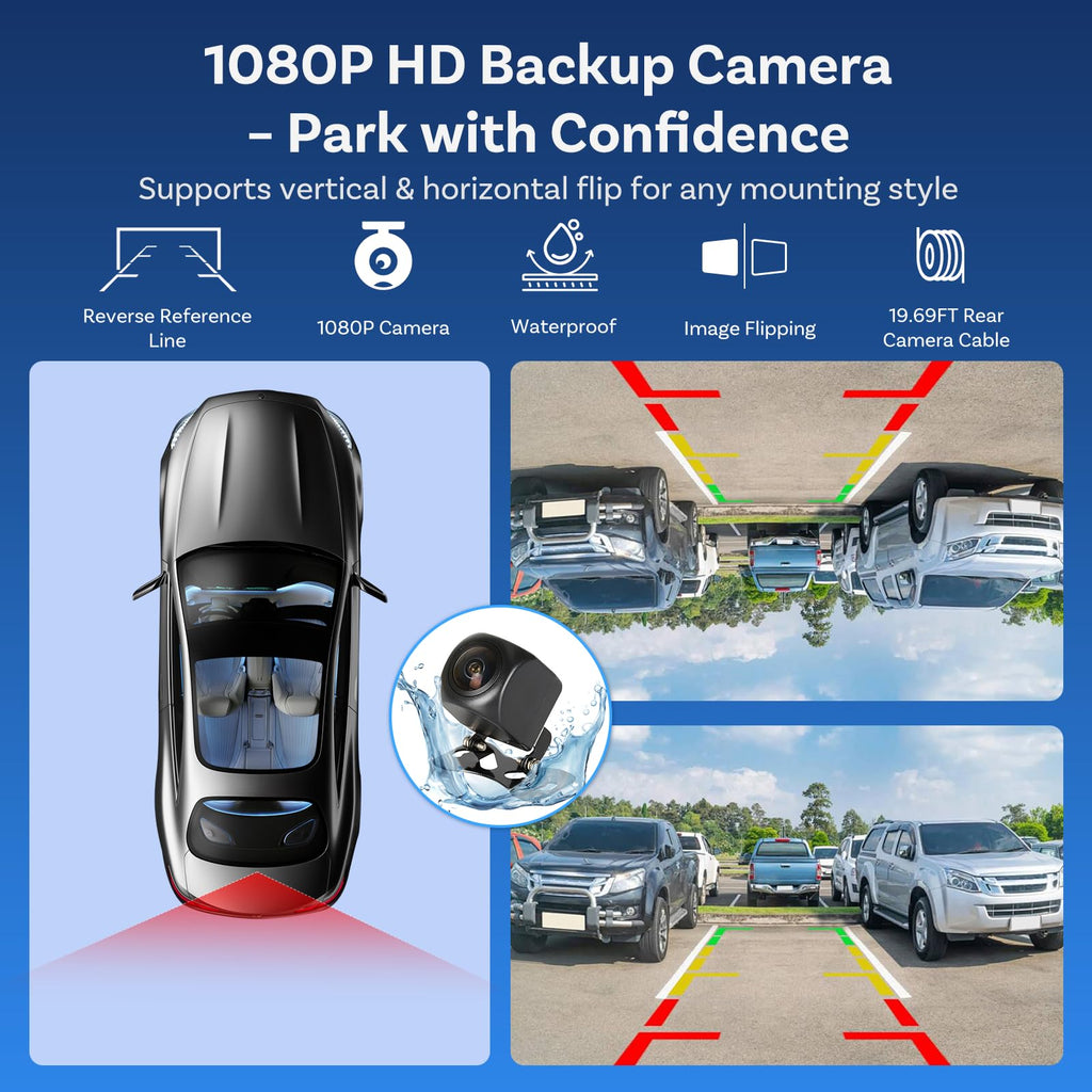 OTTOCAST ScreenFlow 11.4" Wireless CarPlay Screen for Car
