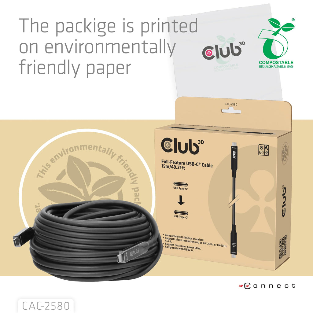 USB-C to USB-C Cable 60W Fast Charging, 10Gbps Data Transfer & 8K Video Support