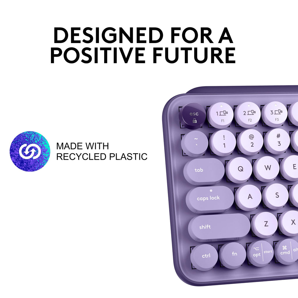 Compact Wireless Mechanical Keyboard with Emoji Keys