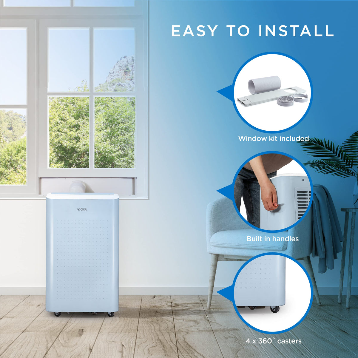 Commercial Cool Portable Air Conditioner with Remote Control