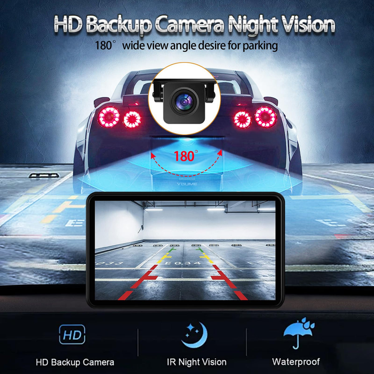 7" HD Portable CarPlay Screen with Apple CarPlay