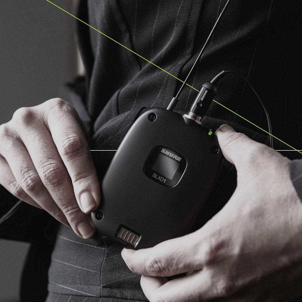 Wireless Handheld & Lavalier Microphone System with Receiver